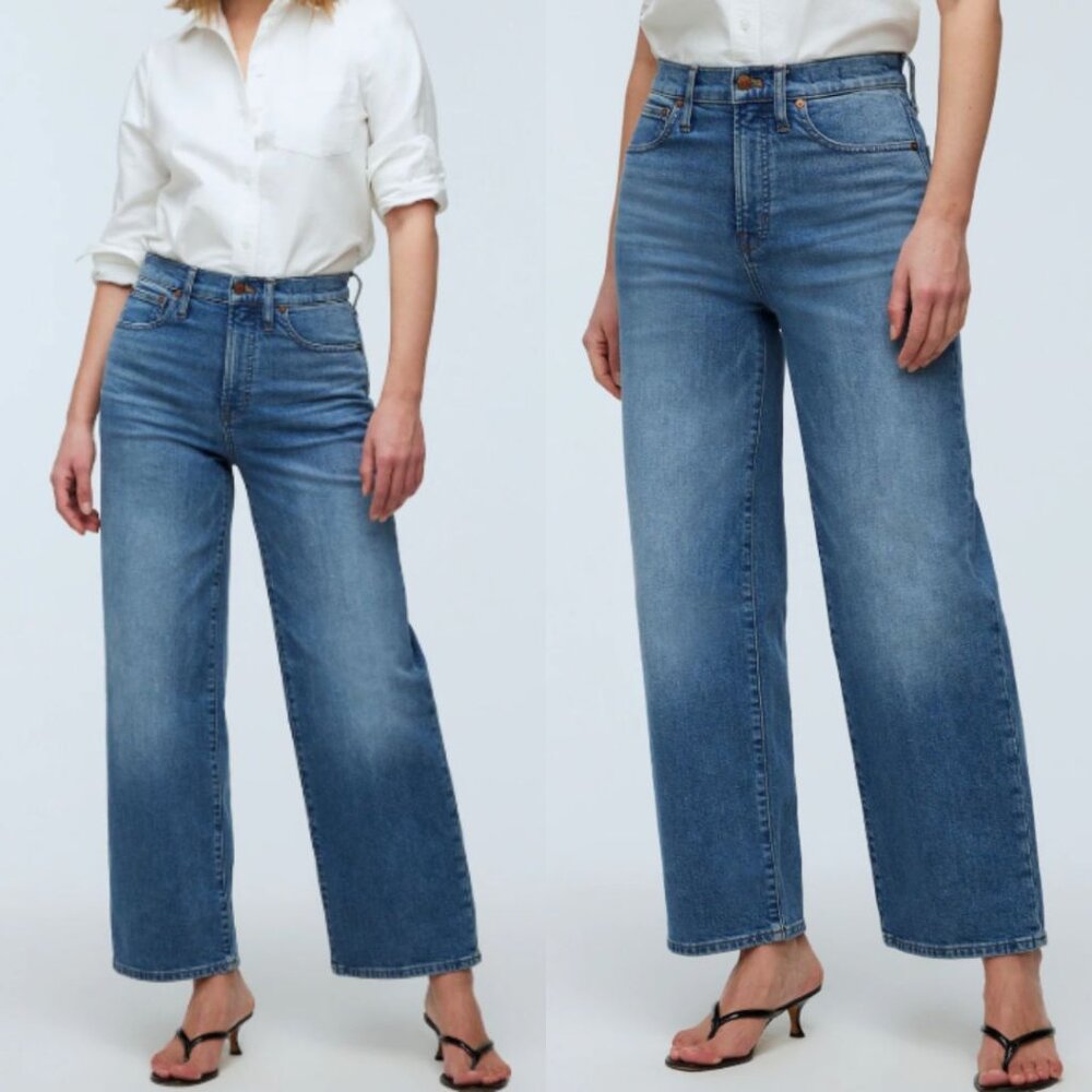 Madewell Medium Wash The Perfect Vintage Wide Leg Jeans